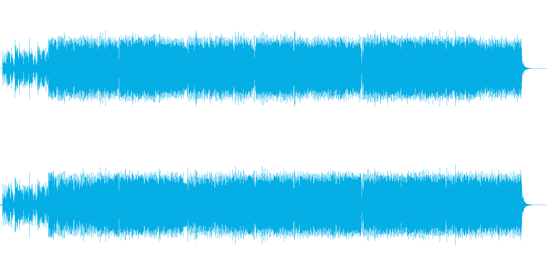 桜をテーマにしたスピード感のある楽曲の再生済みの波形