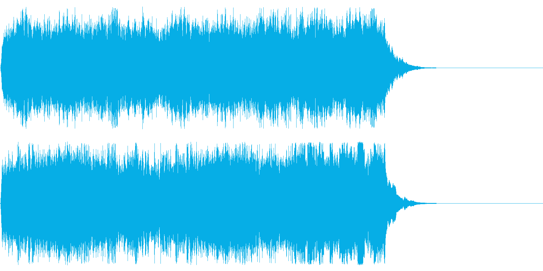オルガンとクワイアのシネマティック曲の再生済みの波形