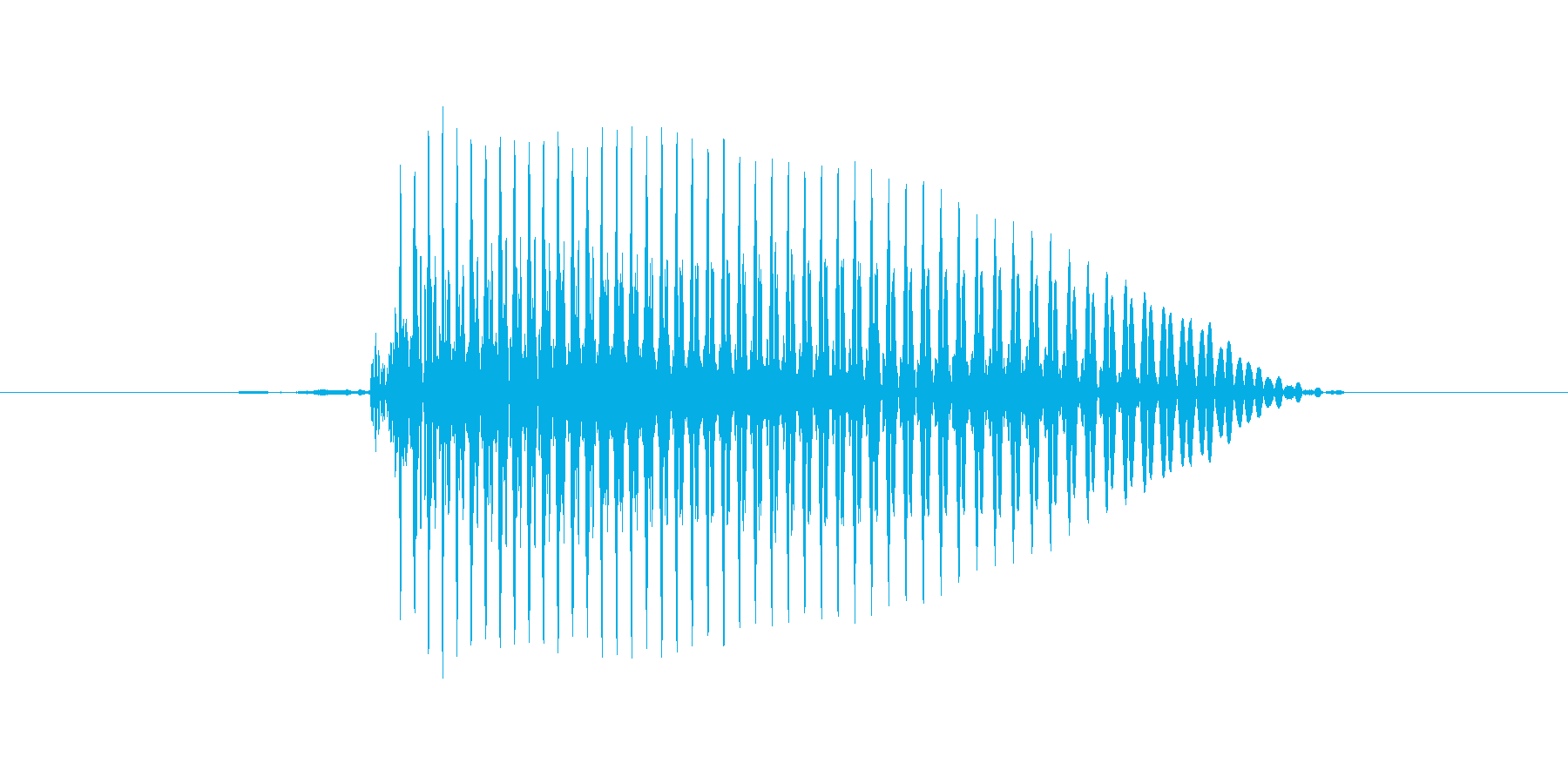 1 (un、 フランス語発音、女性声優)の再生済みの波形