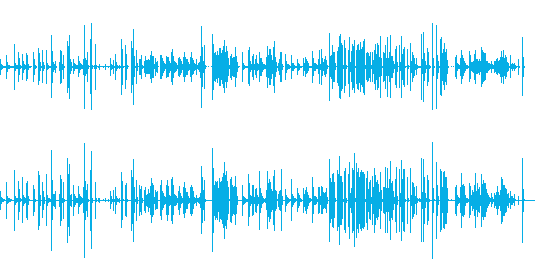現代音楽風のホラーなピアノソロの再生済みの波形