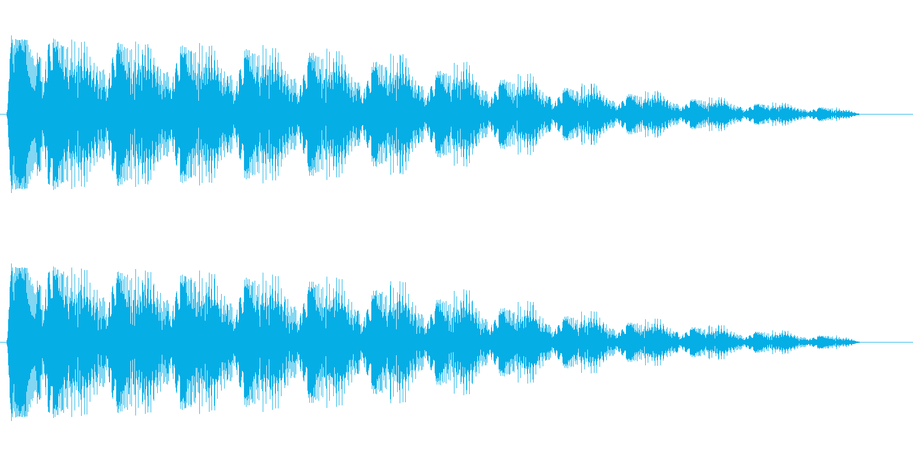 ピロロロロ..消(機械的なループ音)の再生済みの波形