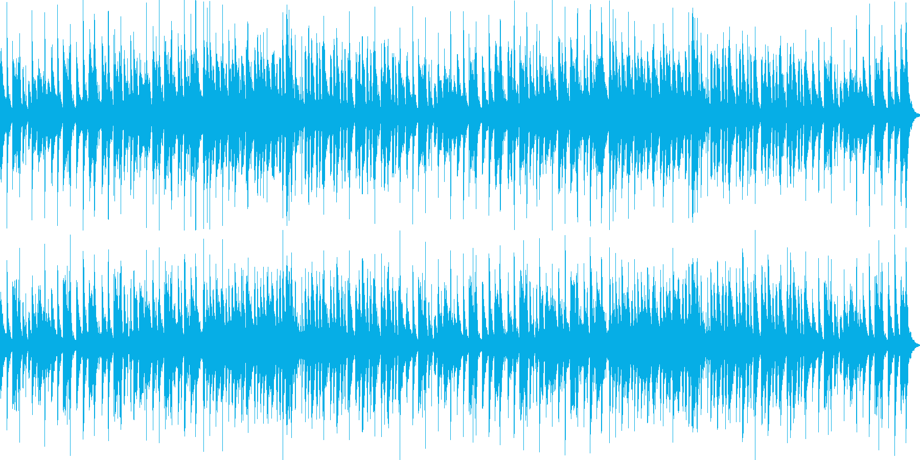 マリオっぽい曲で楽しい感じですの再生済みの波形
