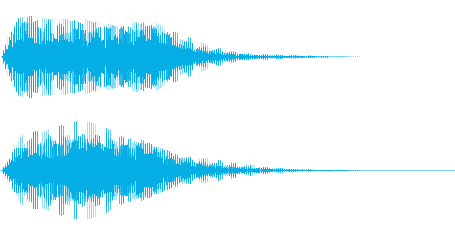 フワ~ン(オルガン系)の再生済みの波形