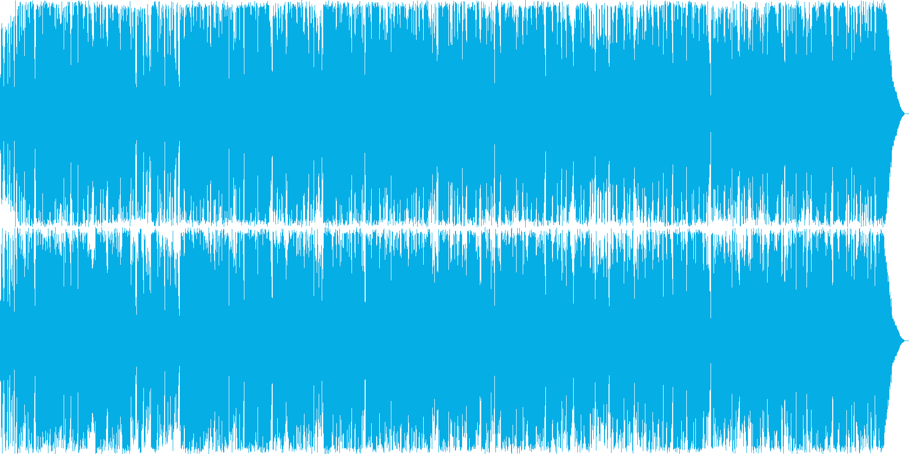 アンティークカフェで聴くボサノバ風曲の再生済みの波形