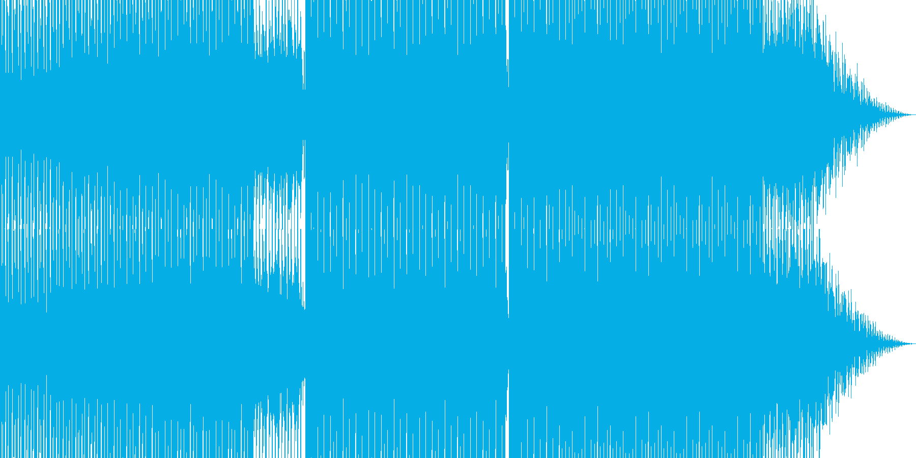 明るいダンス用BGM4の再生済みの波形