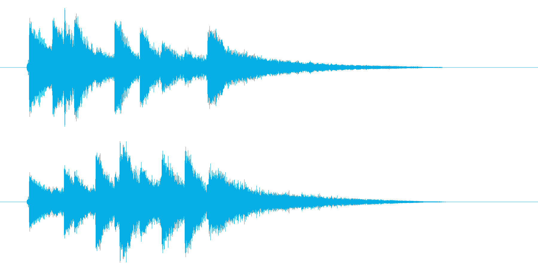 民族音楽風弦楽器サウンド(番組、ゲーム)の再生済みの波形