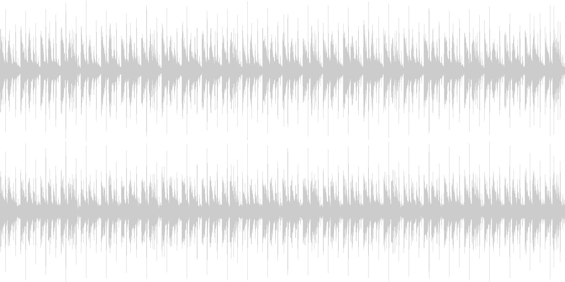 わくわくした雰囲気をもつ楽曲です。の未再生の波形