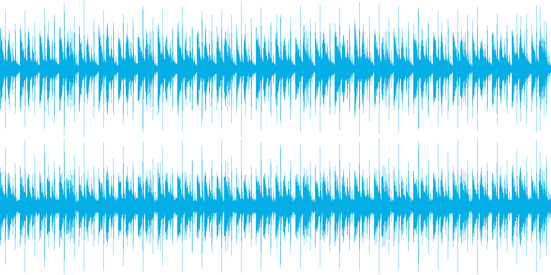 わくわくした雰囲気をもつ楽曲です。の再生済みの波形