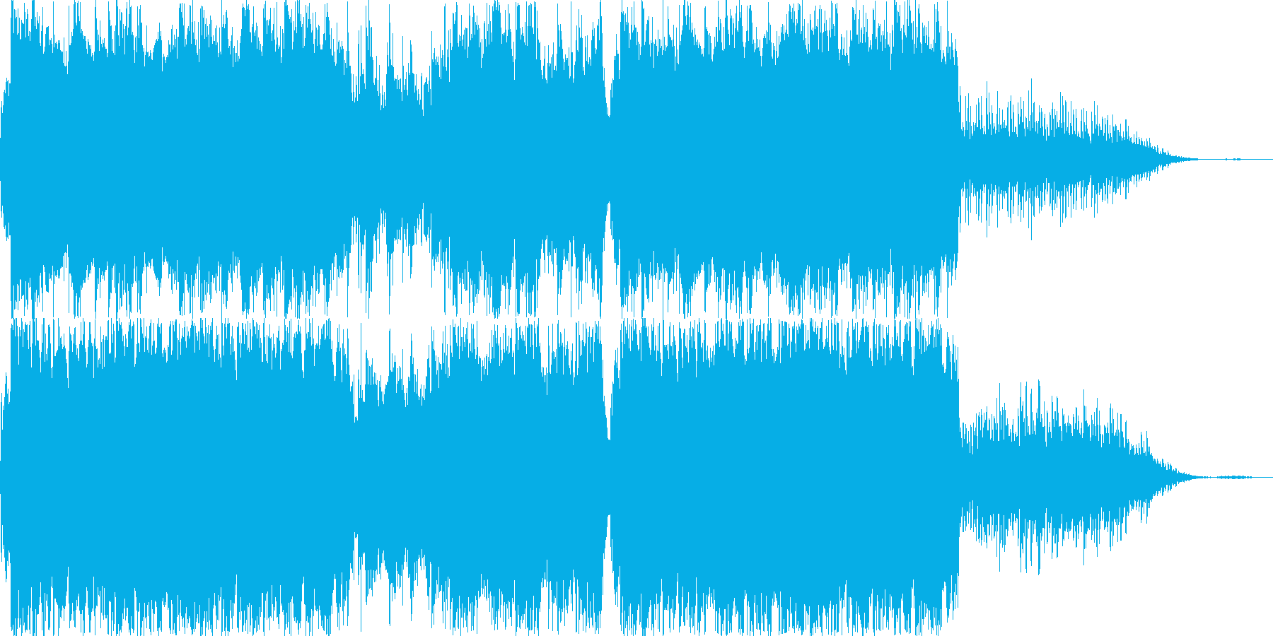 古都の中国を彷彿させる曲(イントロなし)の再生済みの波形
