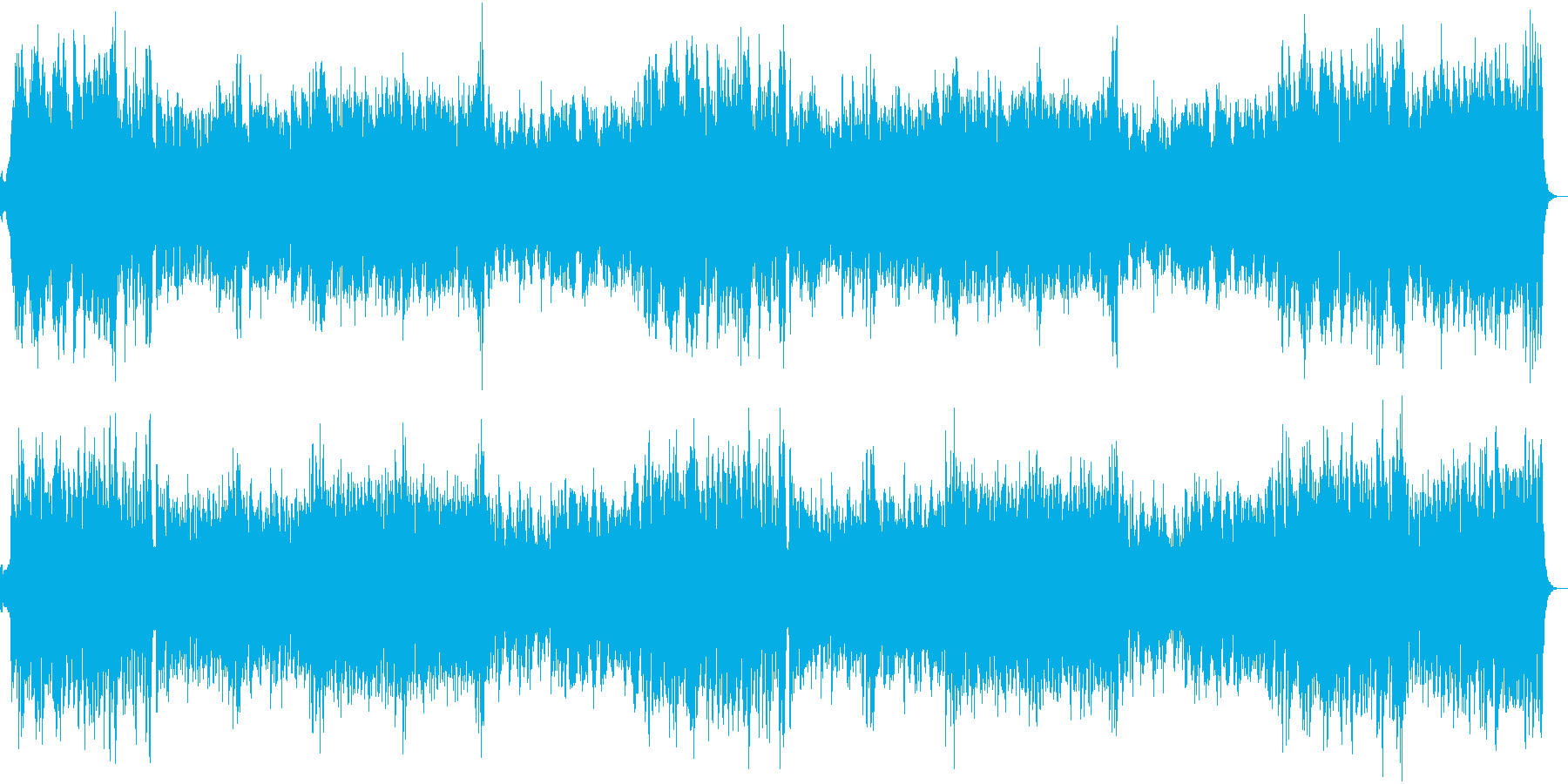 輝かしく華やかな式典向け管弦楽曲の再生済みの波形