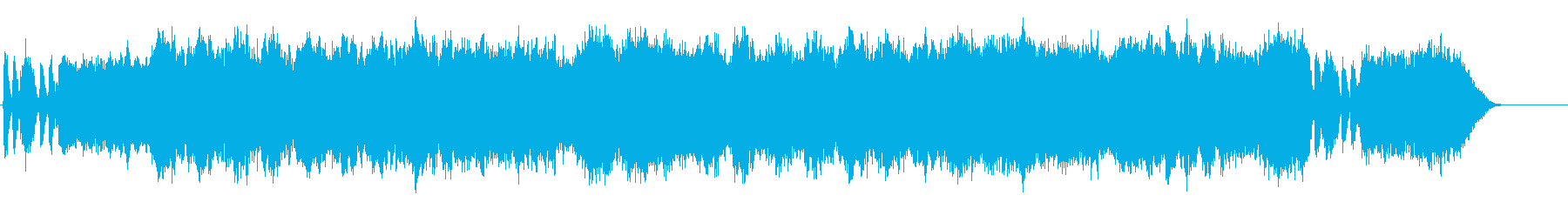 悲しい別れをイメージしたストリングス曲の再生済みの波形