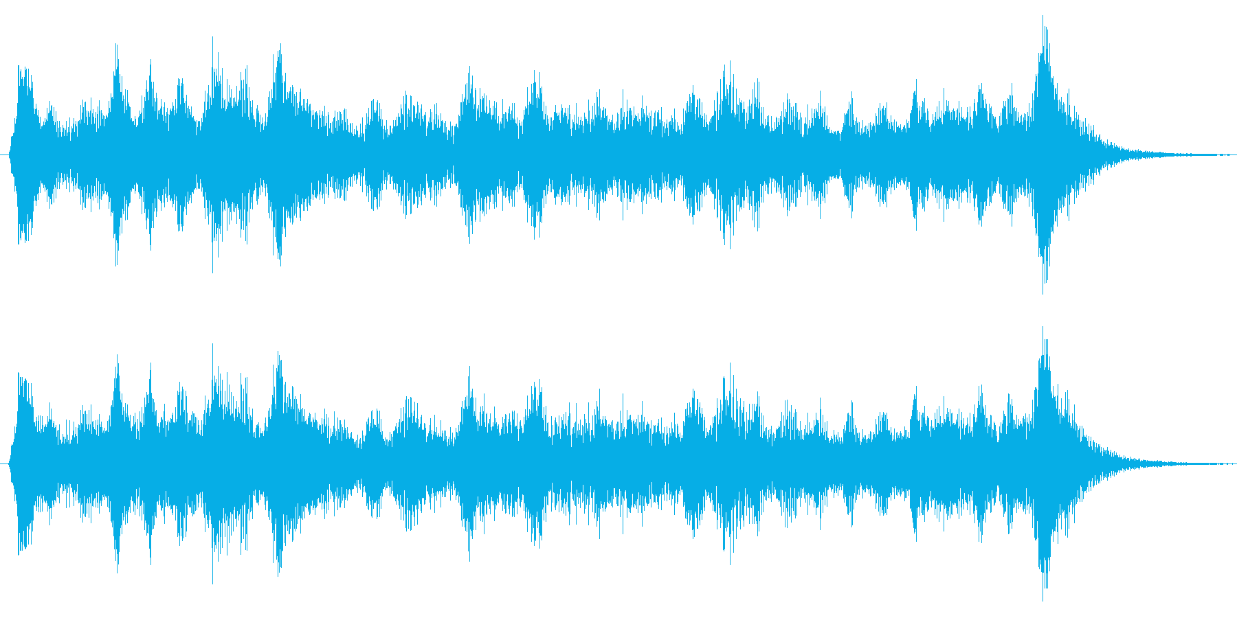 緊張感を意識した短いシーン効果音です。の再生済みの波形