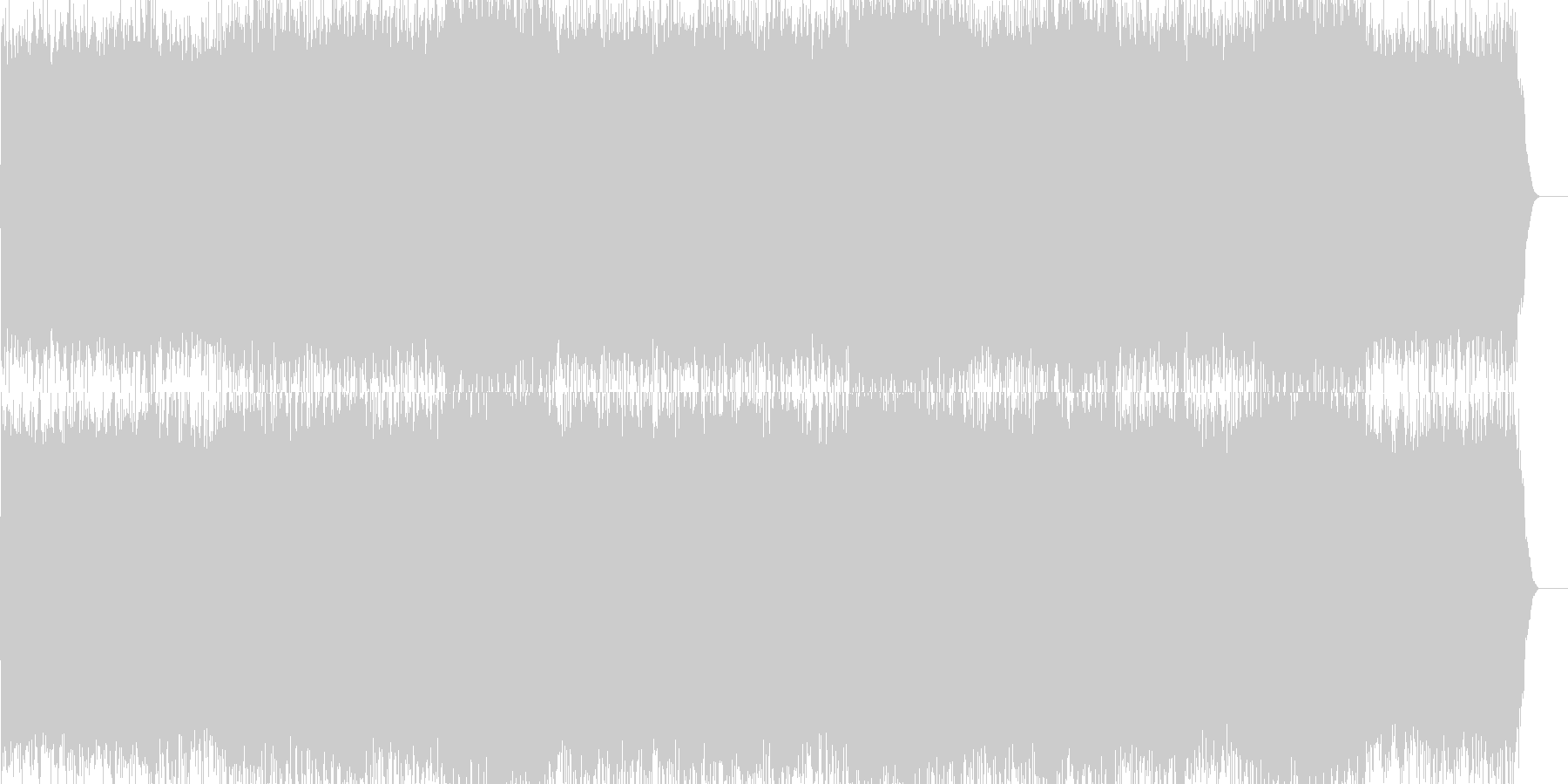 優雅、重厚、挑戦、情熱、希望の未再生の波形
