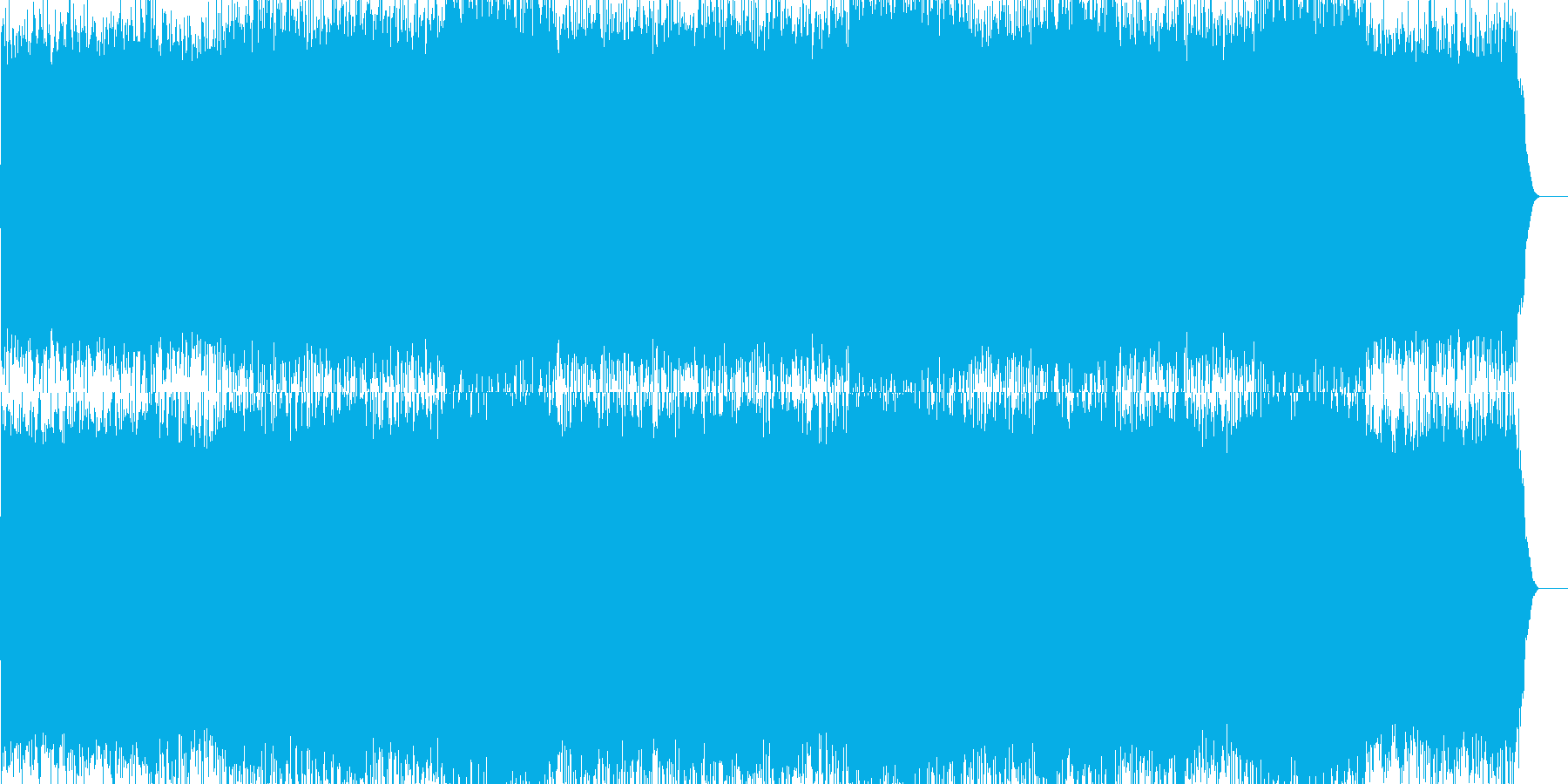 優雅、重厚、挑戦、情熱、希望の再生済みの波形