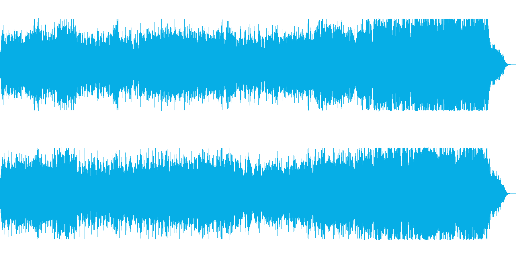 一歩を踏み出したくなる曲の再生済みの波形
