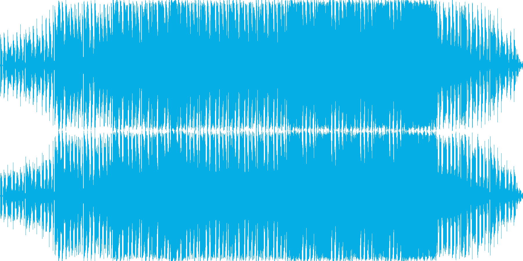 ループ可能なシンセポップの再生済みの波形