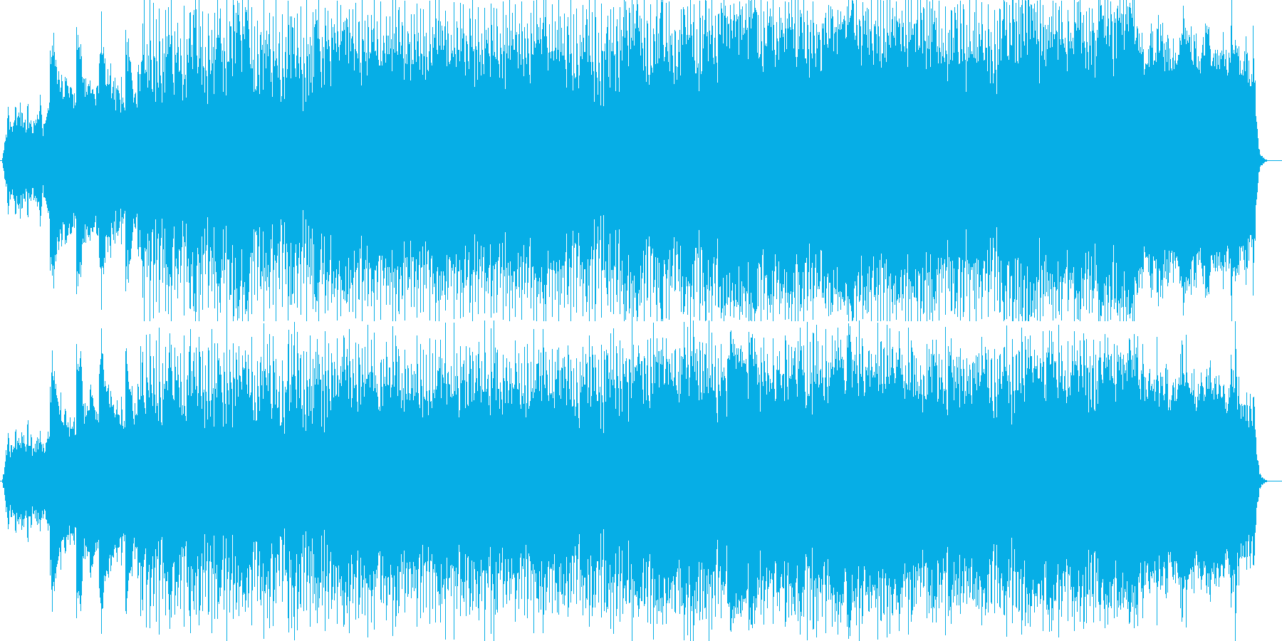 オープニングにぴったりなシンセアンセムの再生済みの波形