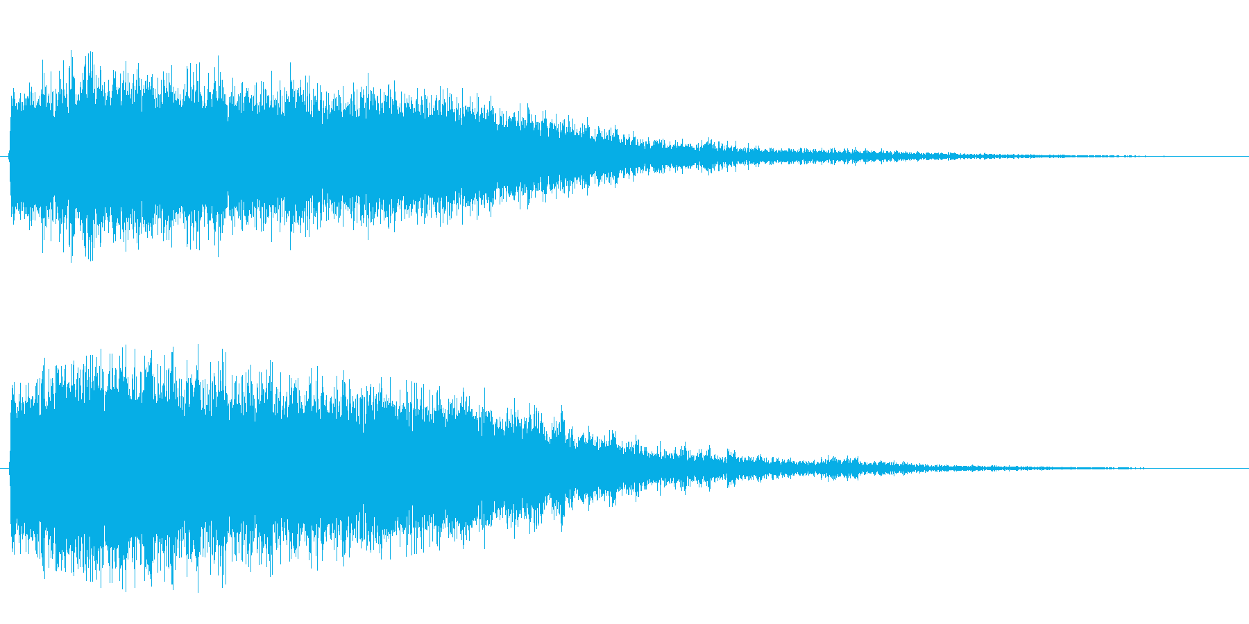 フェーザー(回転音)の再生済みの波形