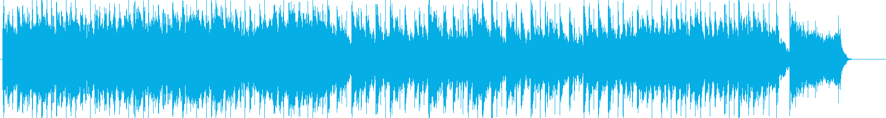 爽やかな朝の目覚めをイメージしたBGMの再生済みの波形