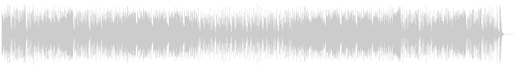 楽しくて慌ただしい日常を描いたような曲の未再生の波形