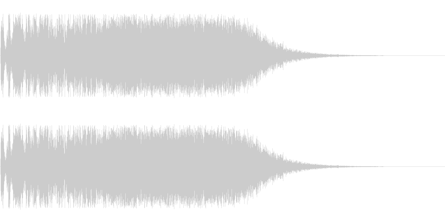 特撮にありそうな攻撃音の未再生の波形