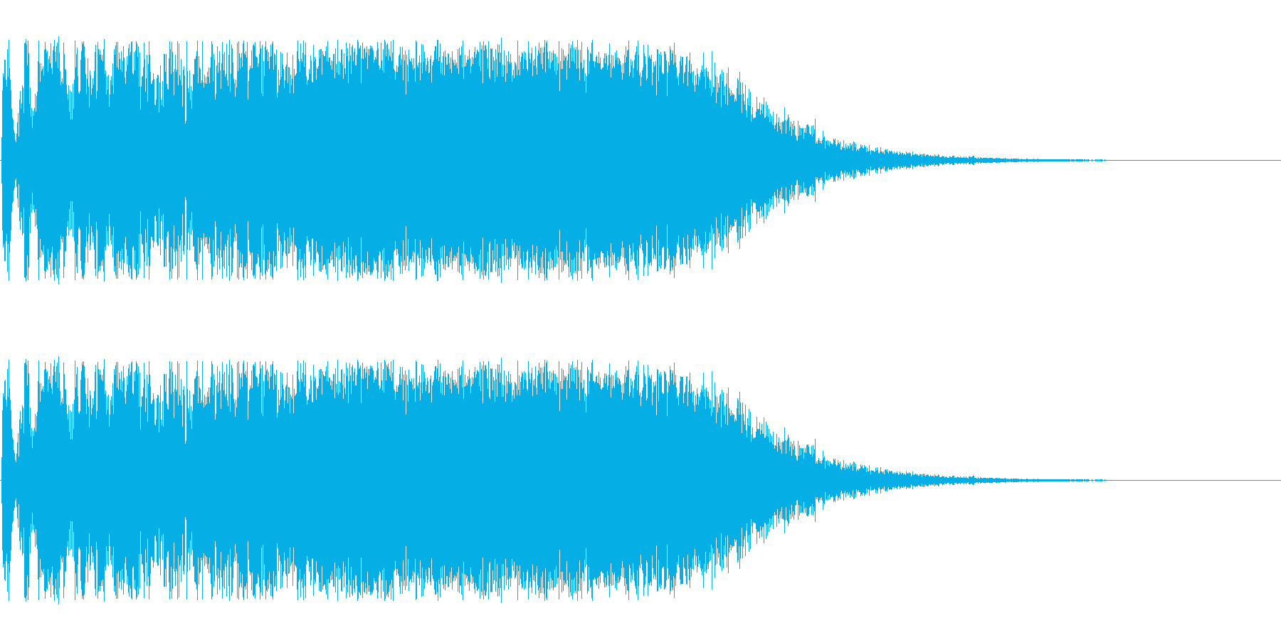 特撮にありそうな攻撃音の再生済みの波形