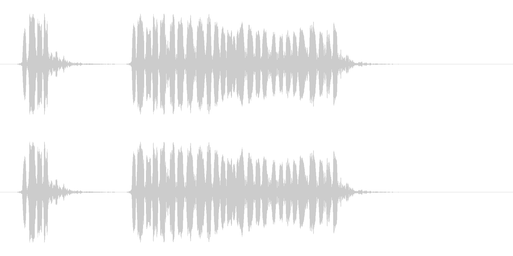 ホイッスルの音_06(ピッピーッ!)の未再生の波形