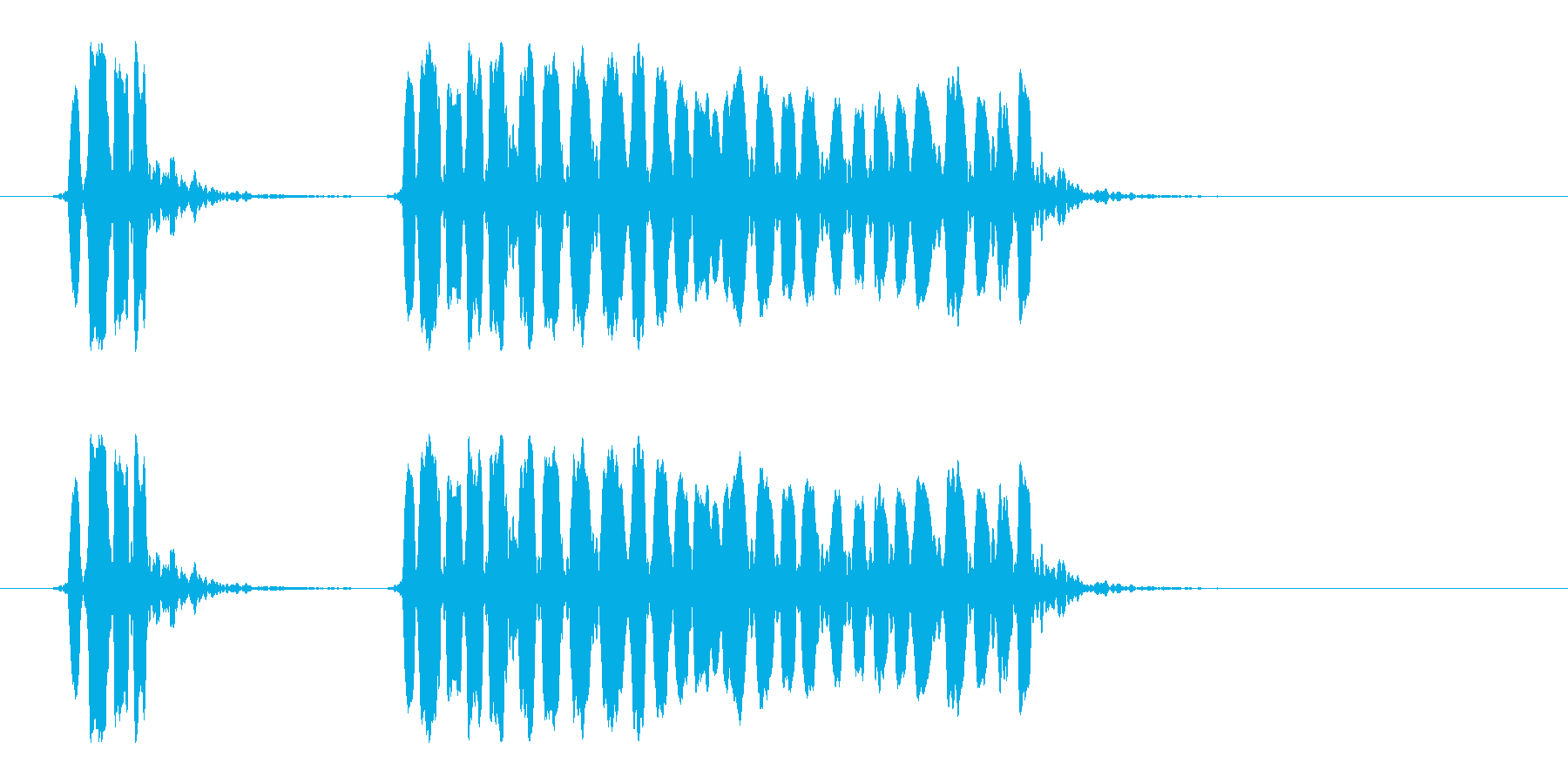 ホイッスルの音_06(ピッピーッ!)の再生済みの波形