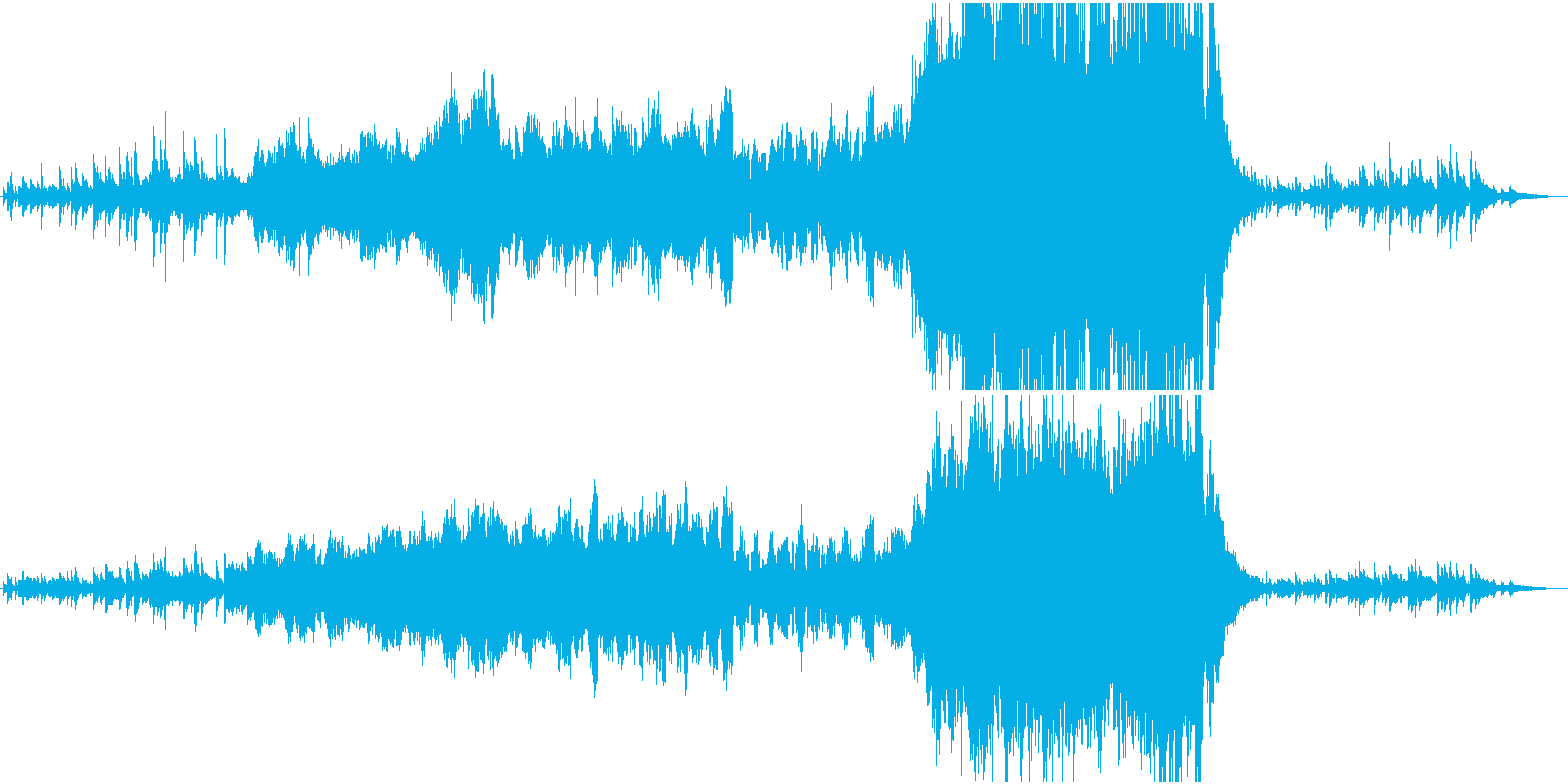 オープニングorエンディング想定の曲ですの再生済みの波形