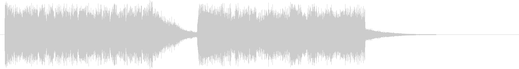 A funny song of a wind instrument that plunges from a high place's unreproduced waveform