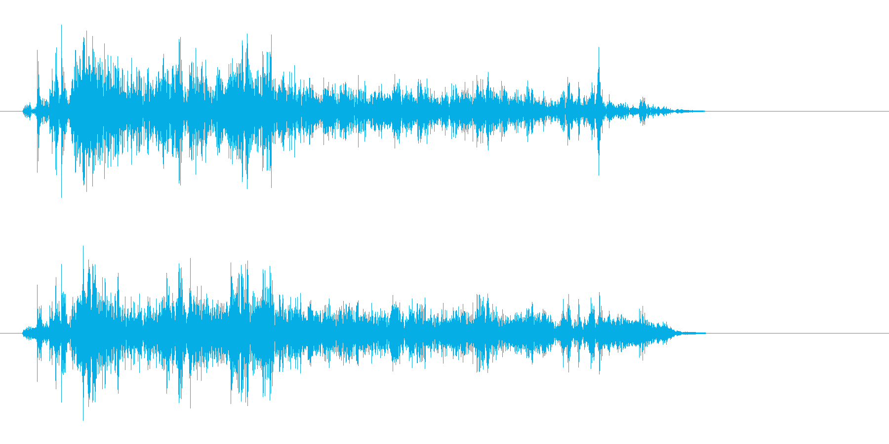 ガサーッ(物音)シンプルの再生済みの波形