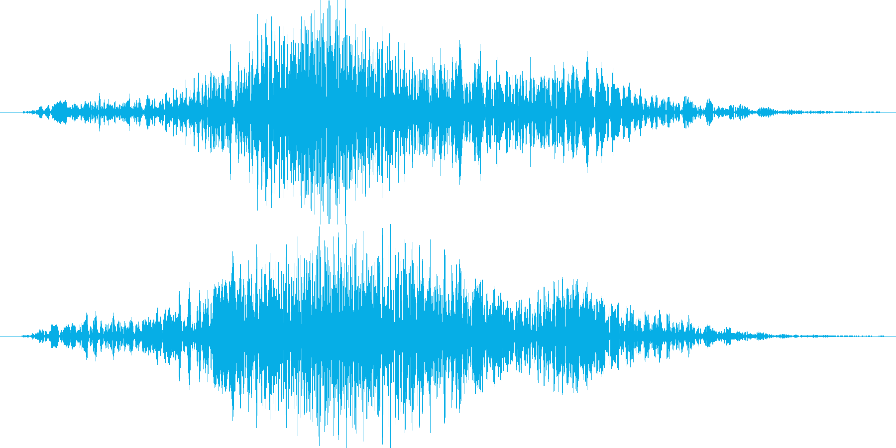 効果音的なワンポイント音です。の再生済みの波形