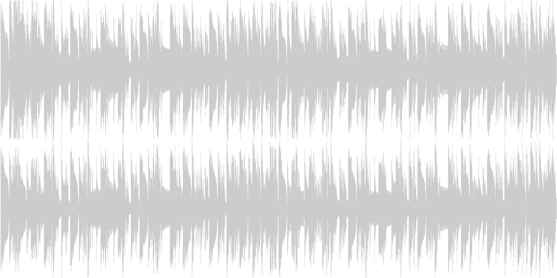 空間的な音響を駆使したループ楽曲です。の未再生の波形