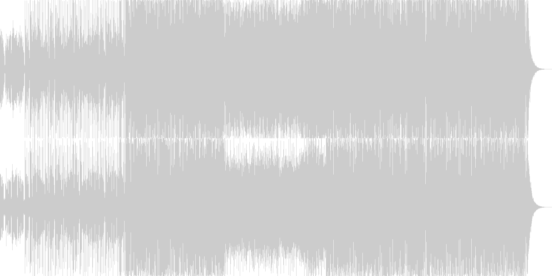 未来や夢をイメージしたEDM♫の未再生の波形