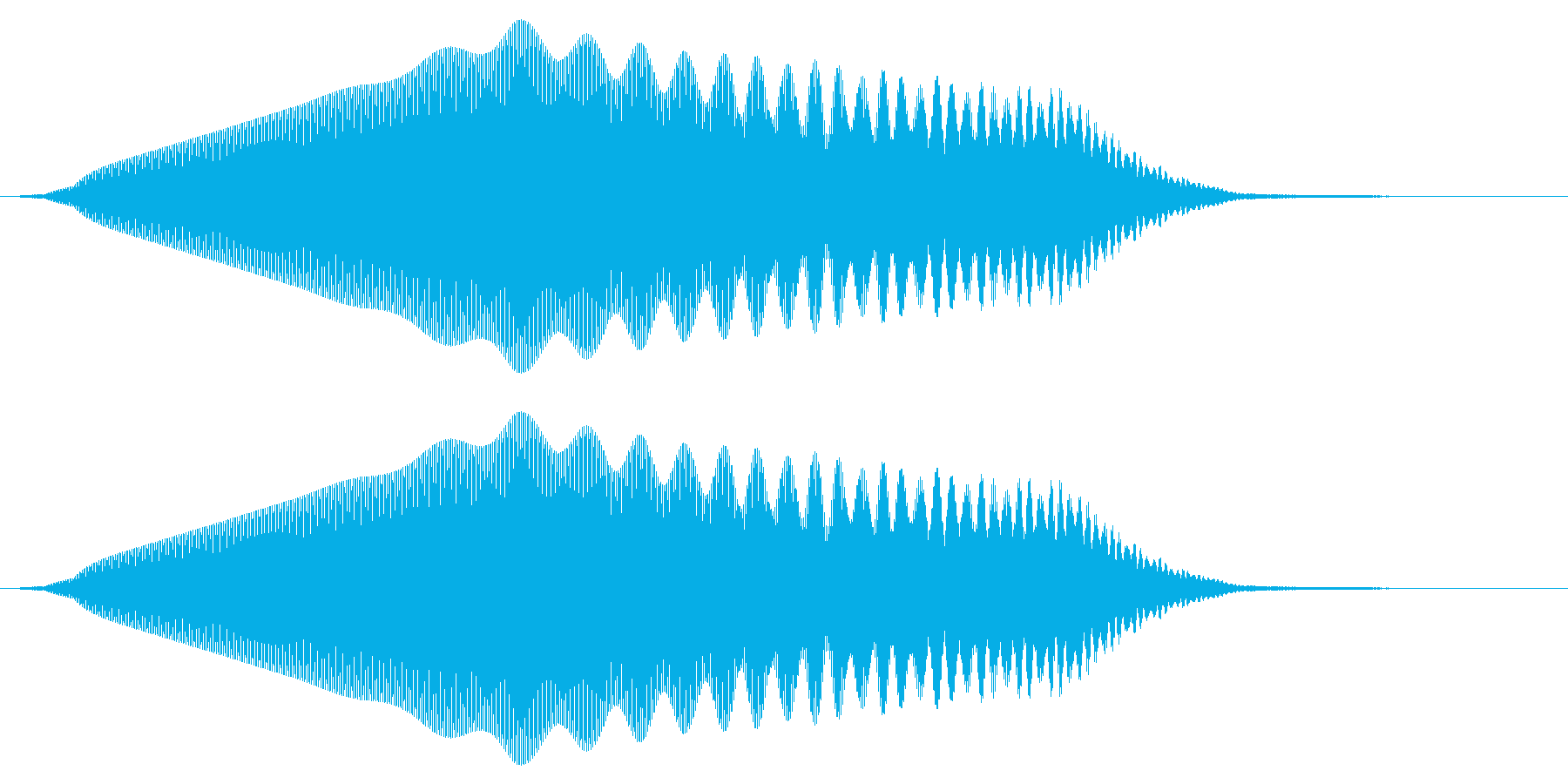 「ぷゎー」「ぽぃー」などの擬音です。「…の再生済みの波形
