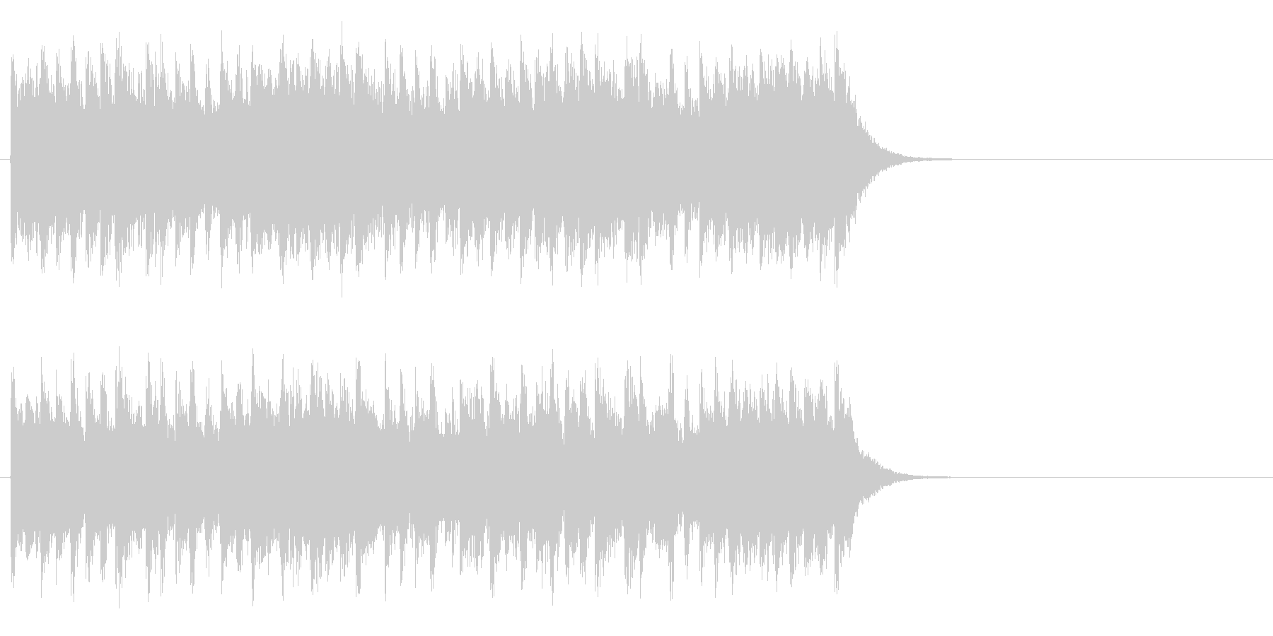 出発のエンディングBGM(サビ)の未再生の波形