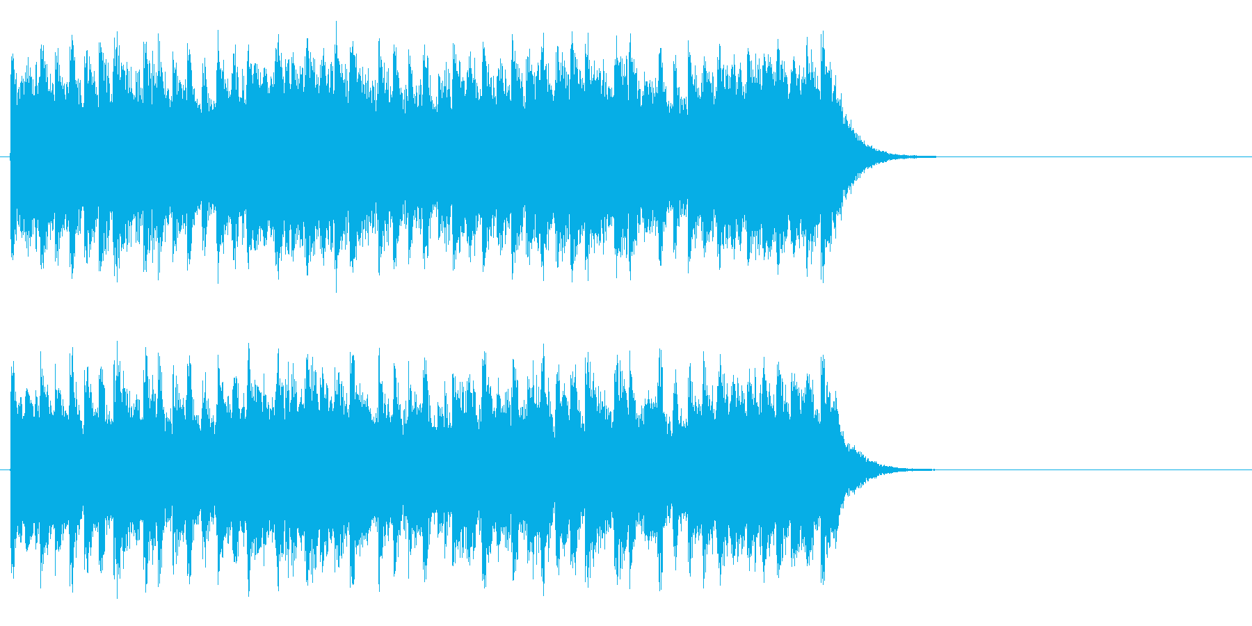 出発のエンディングBGM(サビ)の再生済みの波形
