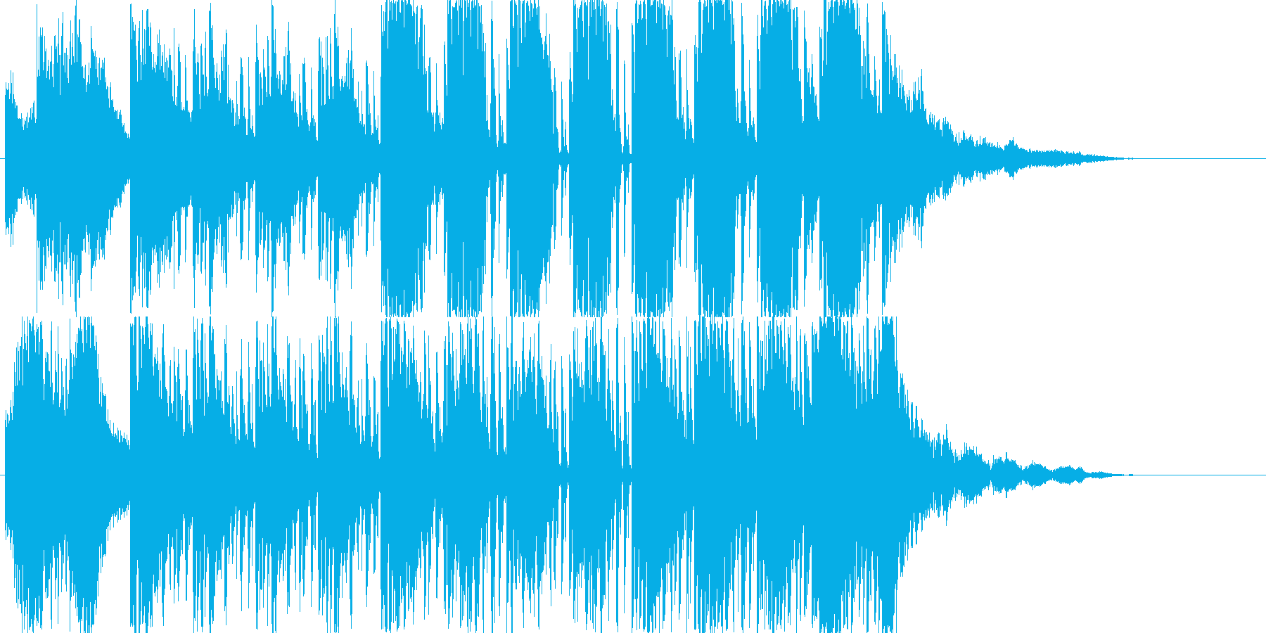 ゲームやダンスなどに使用出来る曲です。…の再生済みの波形