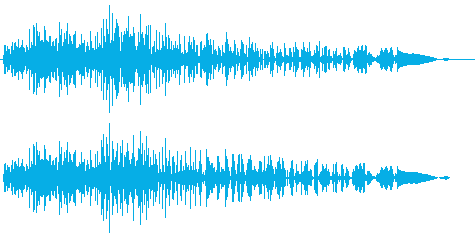 タラランタン(発見した音)の再生済みの波形