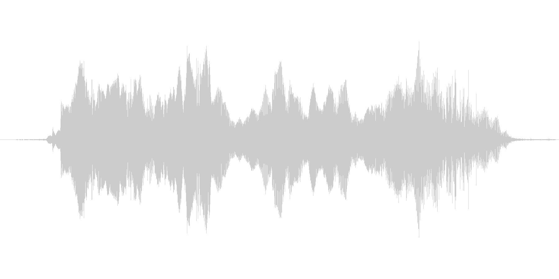 (故障音)の未再生の波形