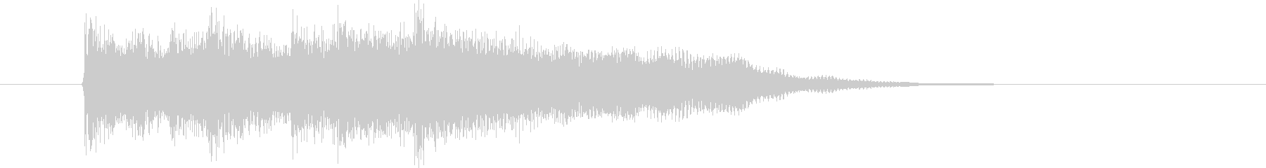 Bright and refreshing synth sound short's unreproduced waveform