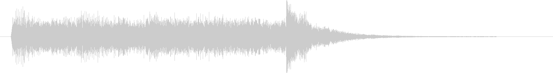 A piano song that makes scary things approach's unreproduced waveform