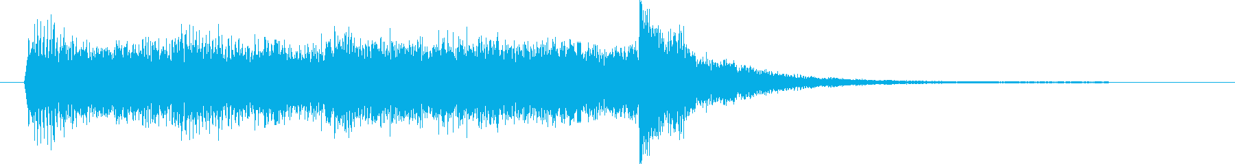A piano song that makes scary things approach's reproduced waveform