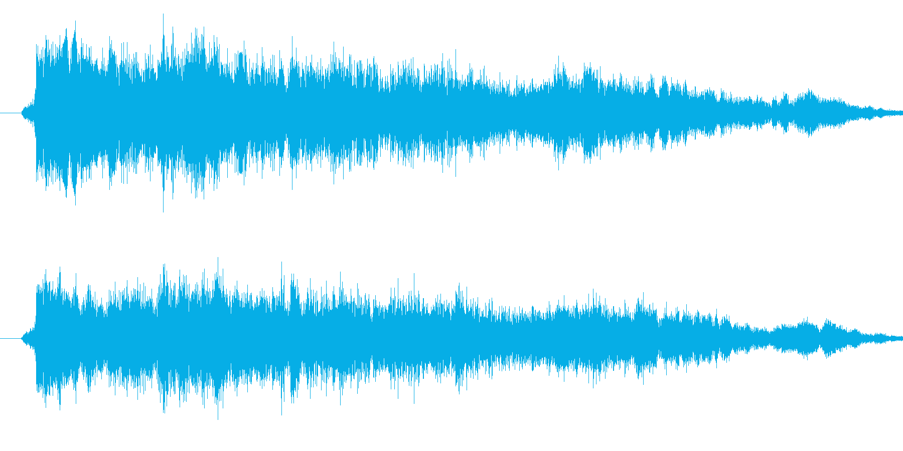 メニュー画面音(ウインドウ開閉など)01の再生済みの波形