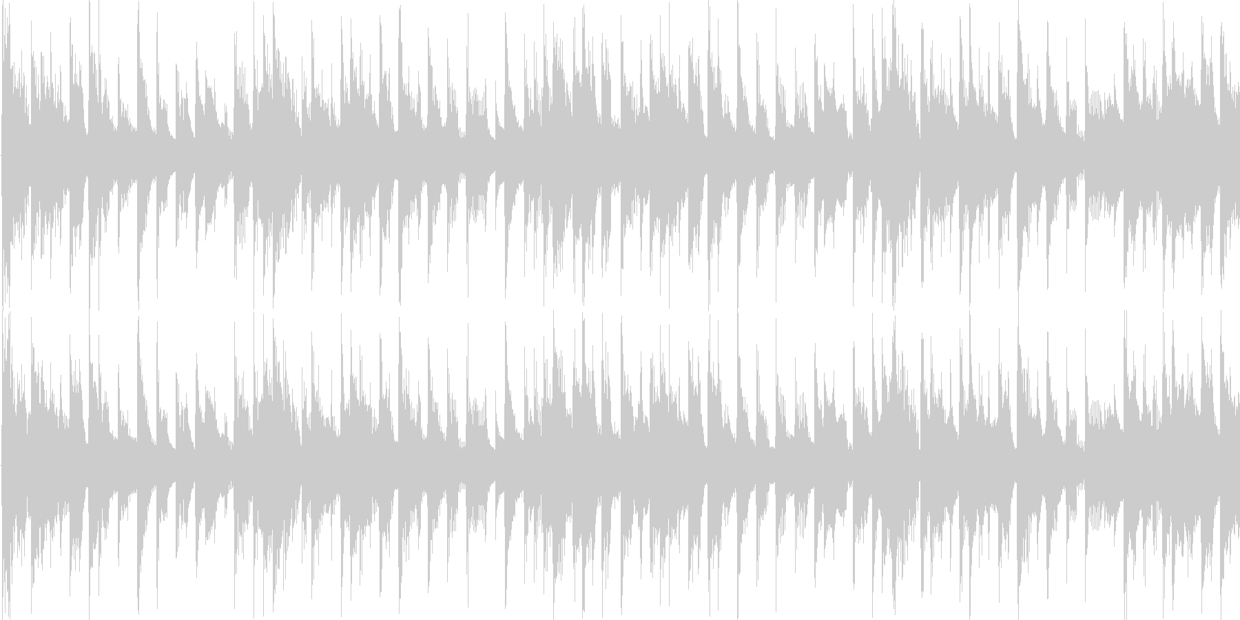リズミックなイメージをした楽曲です。の未再生の波形