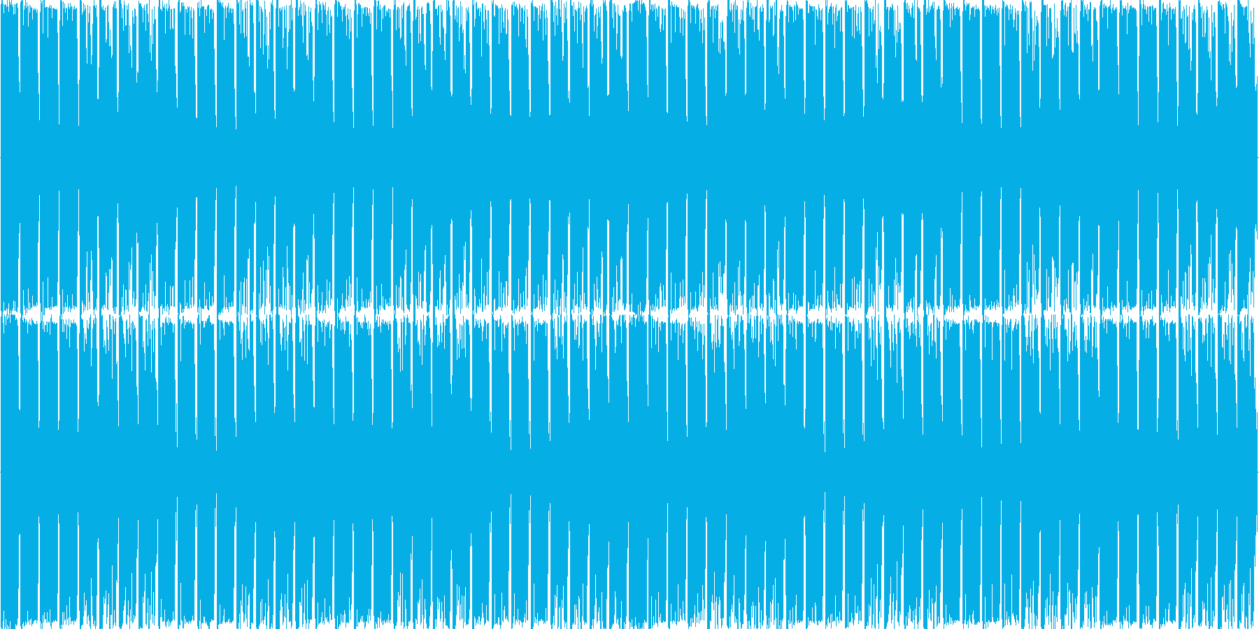 ループ可能/どっしりした応援系四つ打ちの再生済みの波形