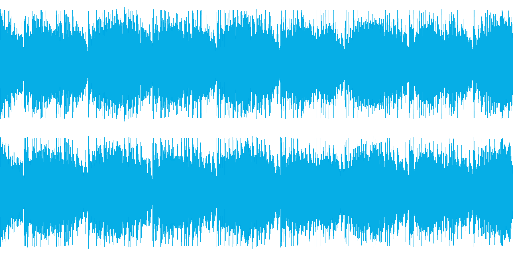 泡が弾けるようなHip-Hop/Loopの再生済みの波形