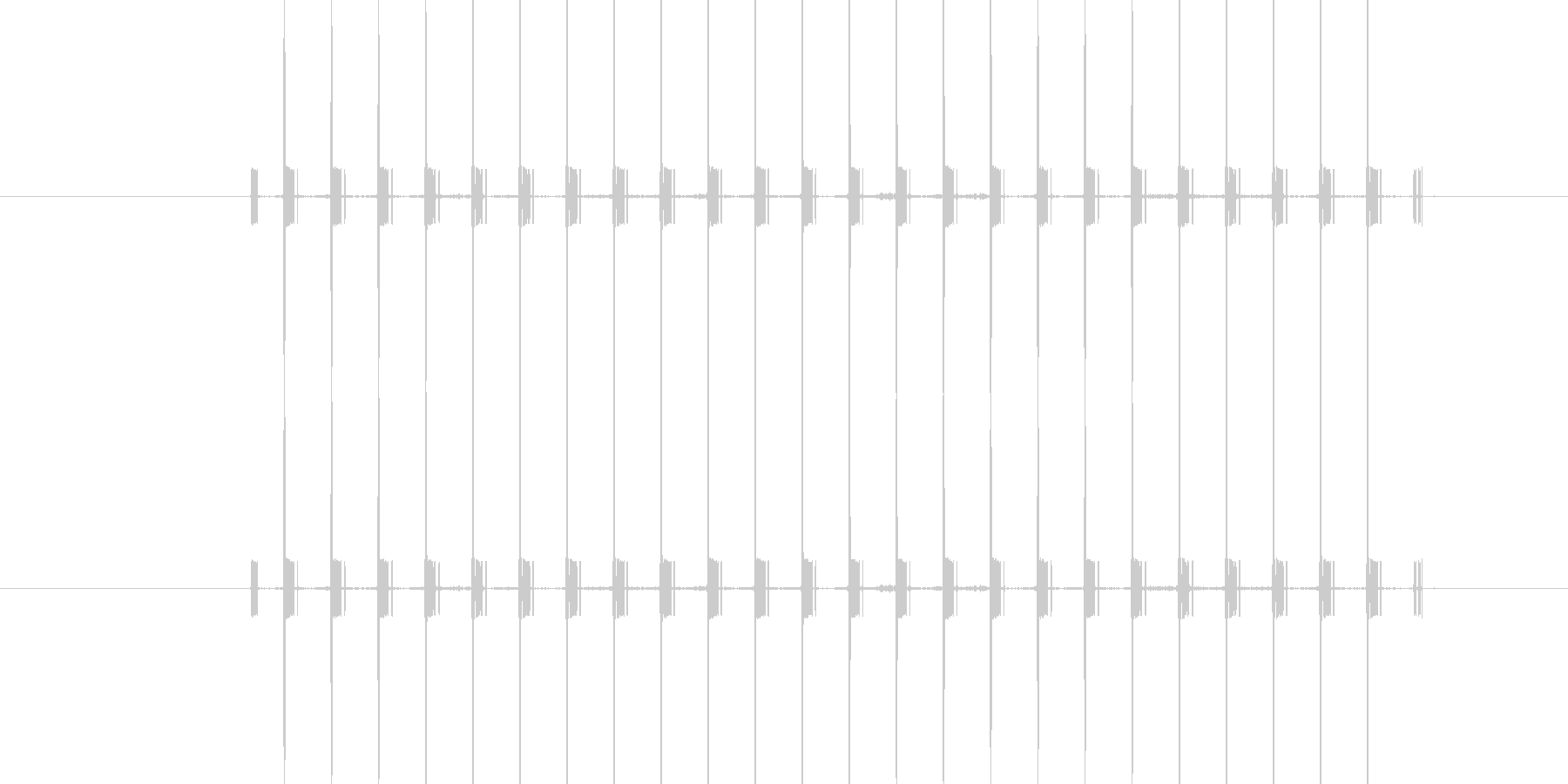 間違い時の電子音/長めの未再生の波形