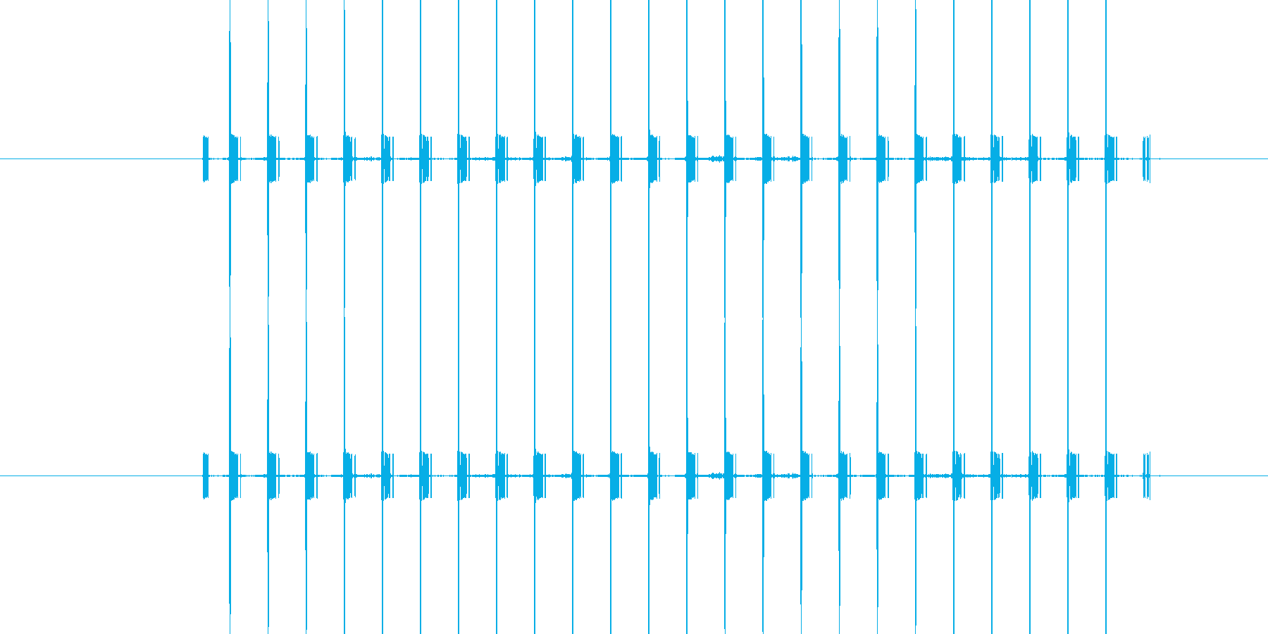 間違い時の電子音/長めの再生済みの波形