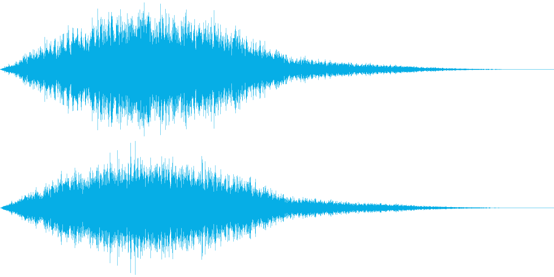 光系の音 魔法など (短め) ヒィンの再生済みの波形